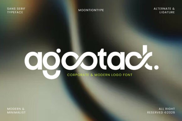 Agootack: The Modern Sans Serif for Bold Brand Identities