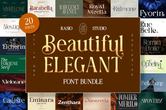 Beautiful Elegant: The Font Collection That Redefines Sophistication