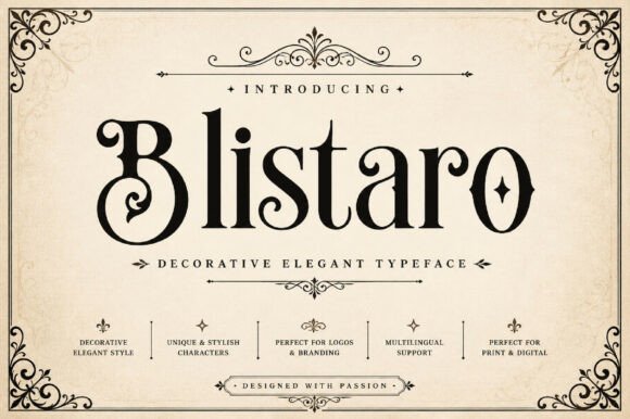 Blistaro: Where Artistic Flair Meets Readable Elegance