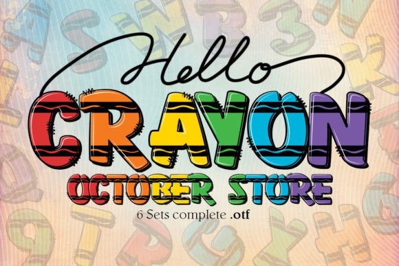 Crayon Colorful: The Whimsical Font That Brings School Artistry to Life