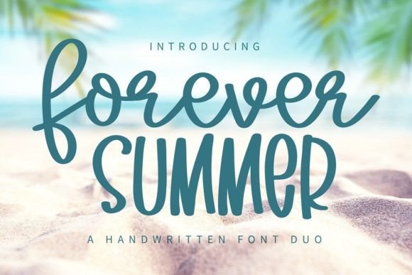 Forever Summer: A Font That Feels Like a Warm Afternoon