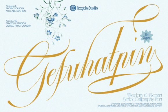 Gefuhatpin: The Script Font for Luxury & Modern Elegance