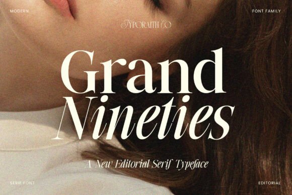 Grand Nineties: A Typeface for Modern Luxury