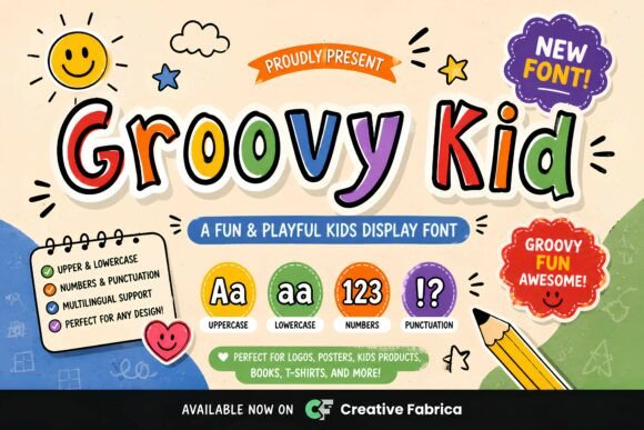 Groovy Kid: A Font That Brings Playful Energy to Any Design
