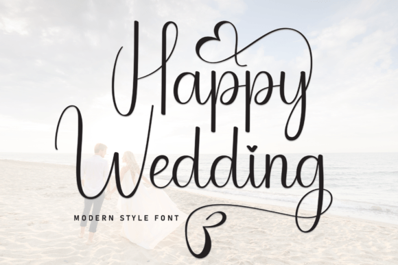 Happy Wedding: A Font That Brings Personality to Your Projects