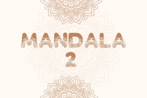 Mandala 2: A Decorative Font for Designs That Feel Lucky