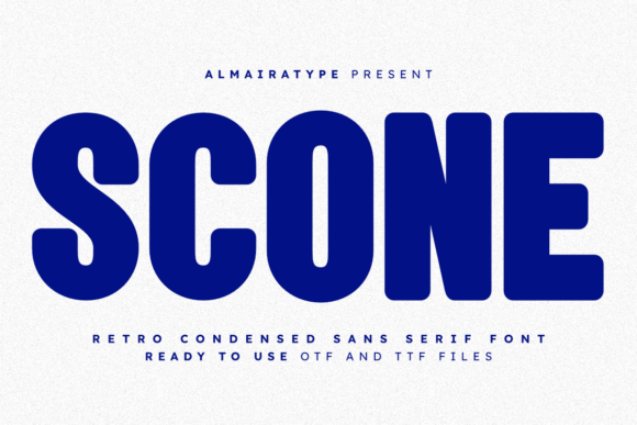 Scone: The Bold Retro Font for Modern Brands