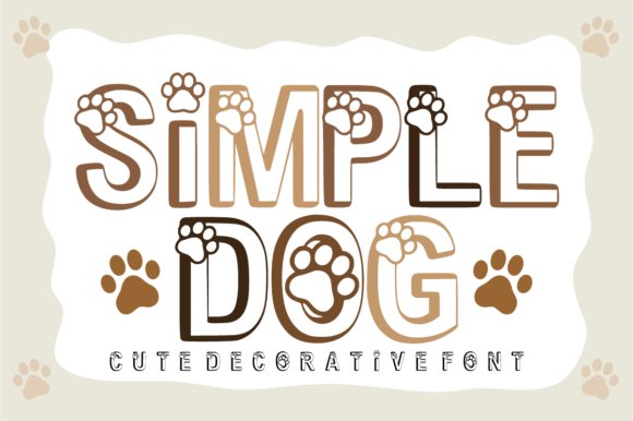 Simple Dog: A Playful Font for Pawfect Pet-Centric Designs
