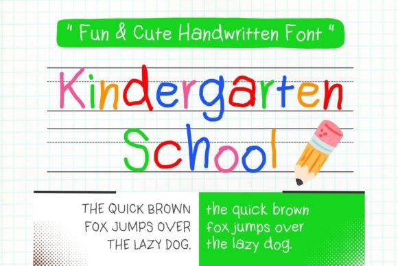 Unlocking Whimsy: A Designer's Guide to the Kindergarten School Typeface